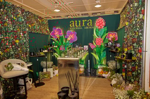 Aura Sensorial booth at Atlanta Market