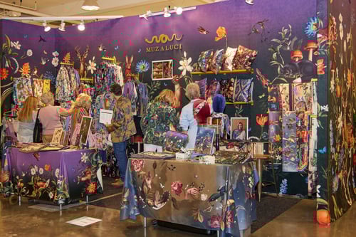 Muzaluci booth at Atlanta Market